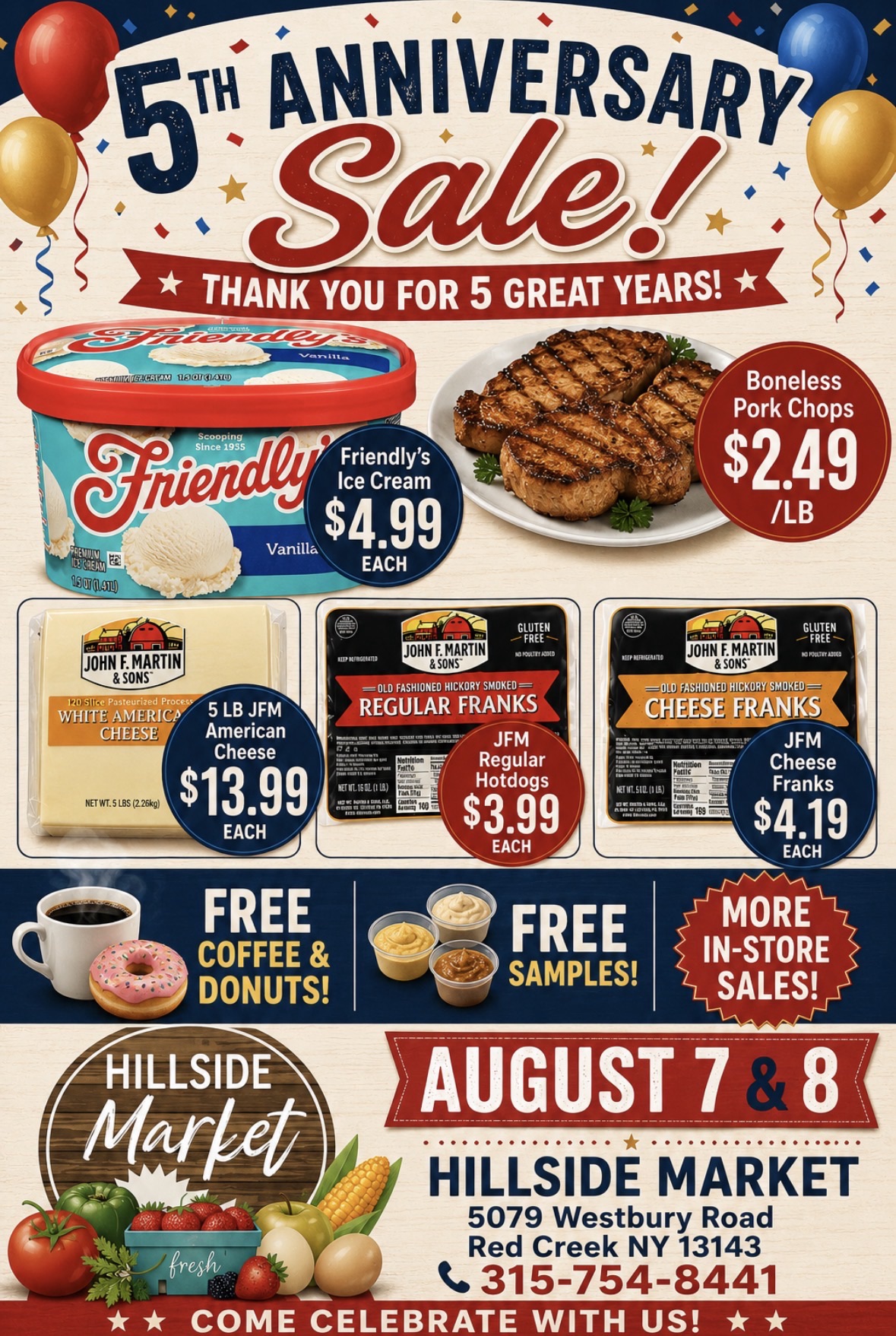 🎈 Join Us for Our 5th Anniversary Celebration! August 7-8